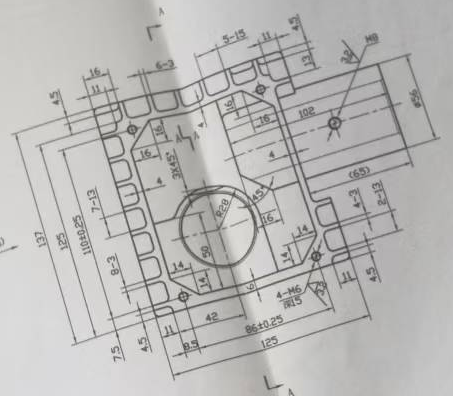 减速器箱体图纸完整