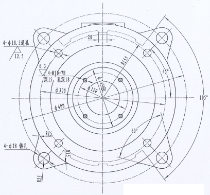 泵连接架图纸完整
