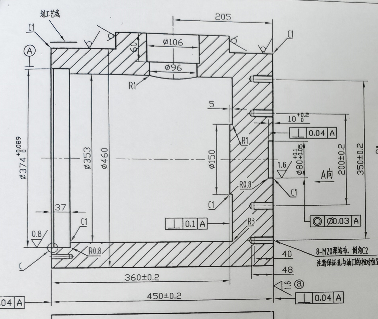 缸筒坯/缸体等图纸完整