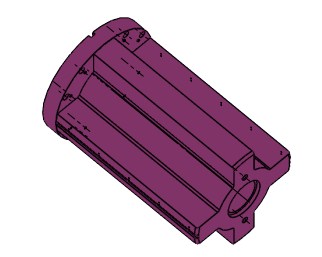 胎心模具图纸完整