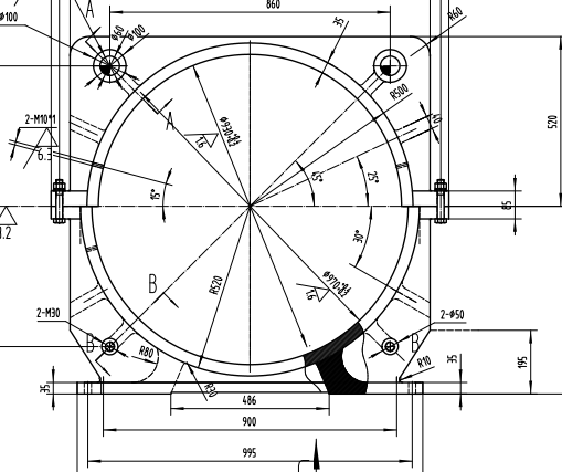 轴座齿轮等图纸完整