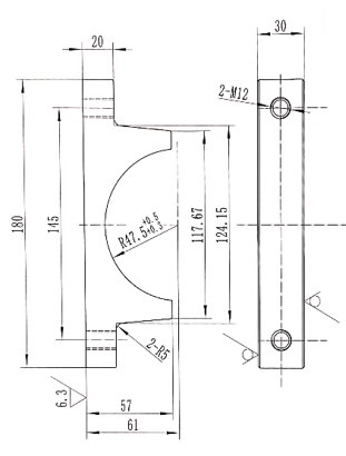 挂链板/安装板图纸完整